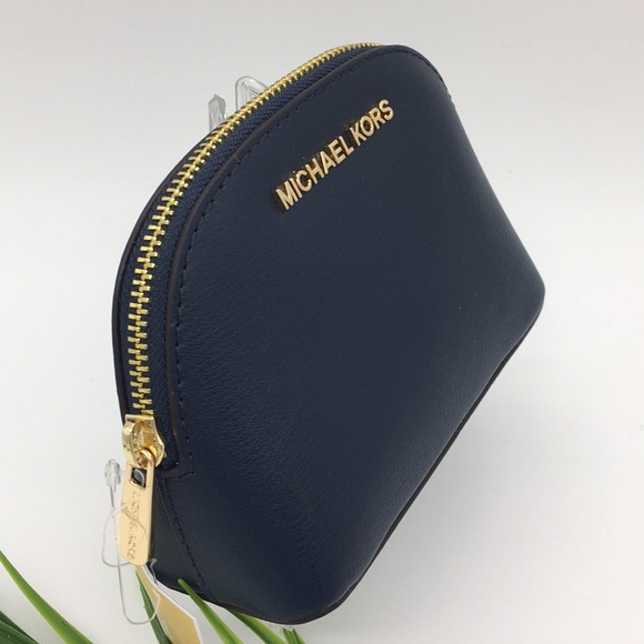 Jet Set Travel MD Travel Pouch Leather Navy - Picture 4 of 8